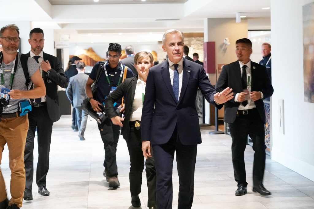 G7 Carney Arriving Malcolm Carmichael