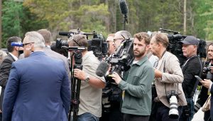 G7 Media Scrum Malcolm Carmichael